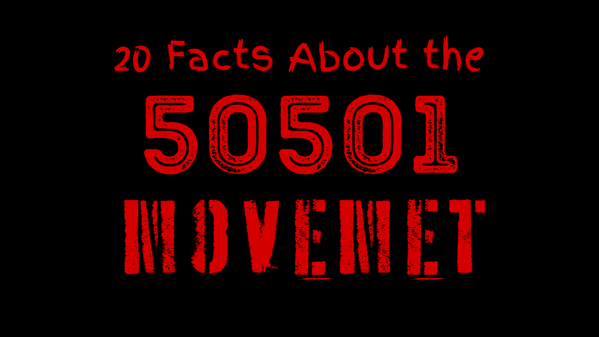20 Facts About the 50501 Movement