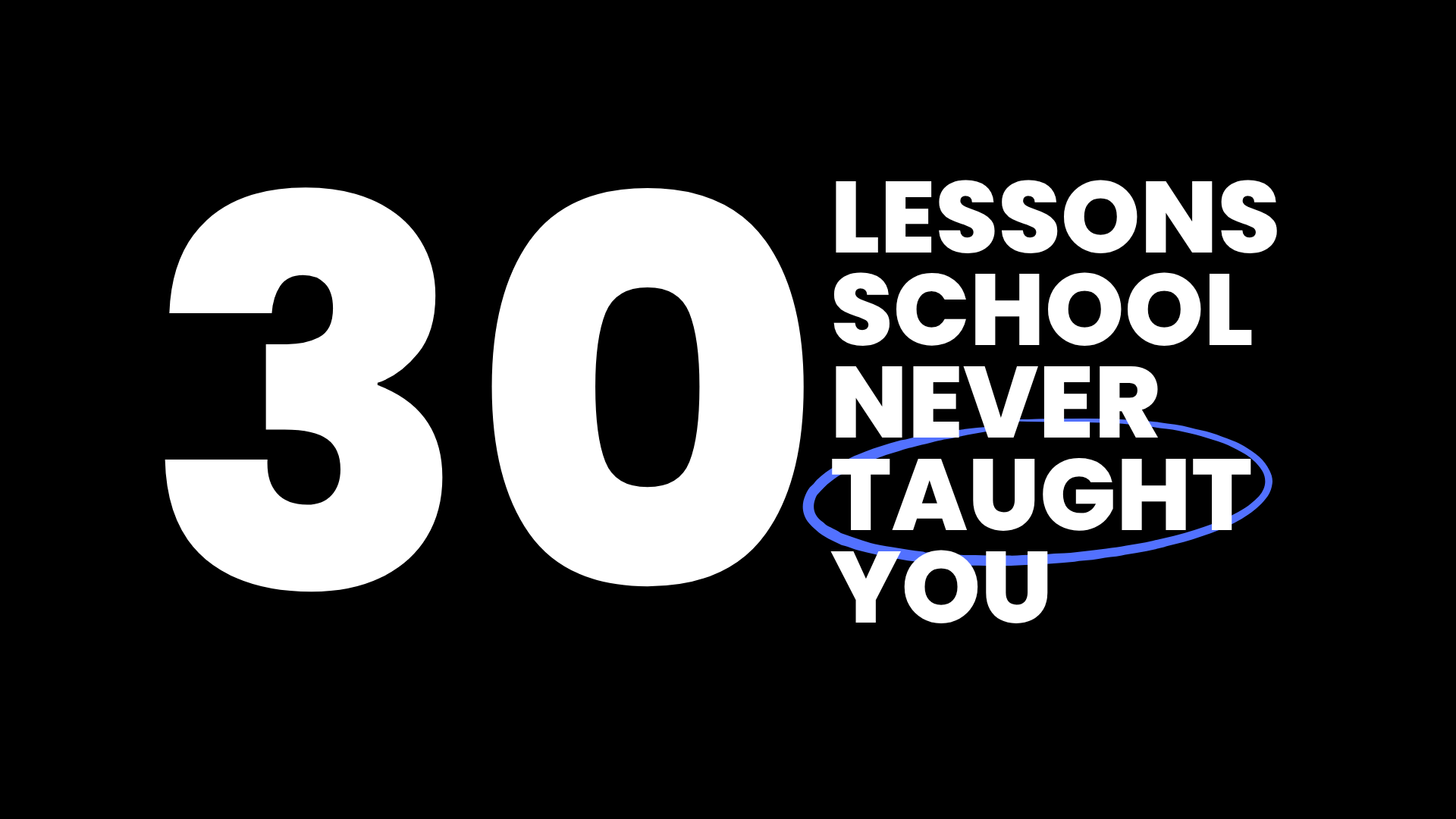 Essential life knowledge missing from textbooks, presented in stunning monochrome visuals.